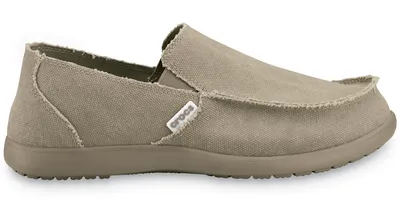 Crocs Men’s Santa Cruz Slip-On; Khaki / Khaki