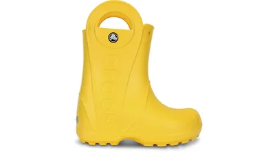 Crocs Kids’ Handle It Rain Boot; Yellow