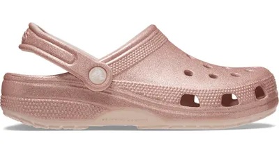 Crocs Classic Glitter Clog; Quartz Glitter