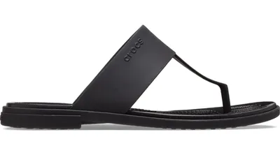 Crocs Women's Crocs Tulum Flip; Black / Black