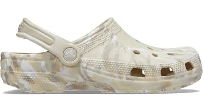 Crocs Classic Marbled Clog; Bone / Multi
