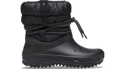 Crocs Women's Classic Neo Puff Luxe Boot; Black