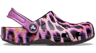 pink leopard crocs