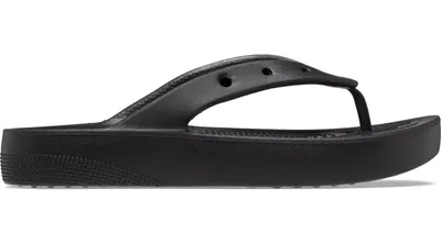Crocs Classic Platform Flip; Black