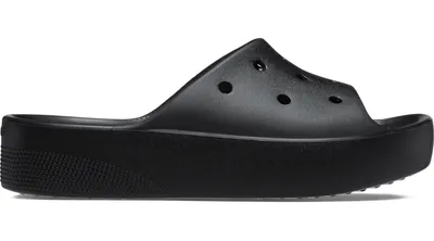 Crocs Classic Platform Slide; Black