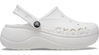 Crocs Baya Platform Clog; White