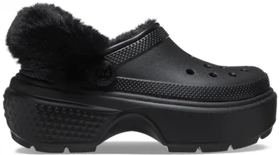 Crocs Stomp Lined Clog; Black