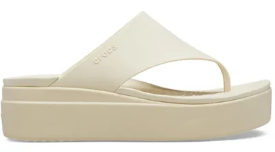 Crocs Brooklyn Flip; Bone