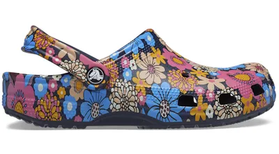 Crocs Classic Retro Floral Clog; Navy / Multi