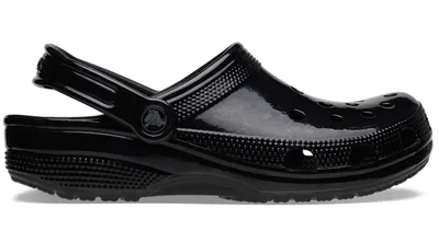 Crocs Classic High Shine Clog; Black