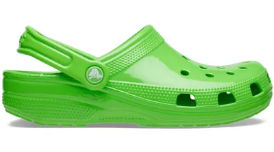 Crocs Classic Neon Highlighter Clog; Green Slime