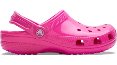 Crocs Classic Neon Highlighter Clog; Pink Crush