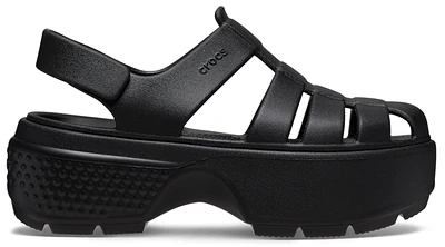 Crocs Stomp Fisherman Sandal; Black