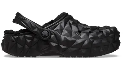 Crocs Classic Lined Geometric Clog; Black