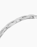 Stax Chain Link Bracelet 18K Gold with Diamonds