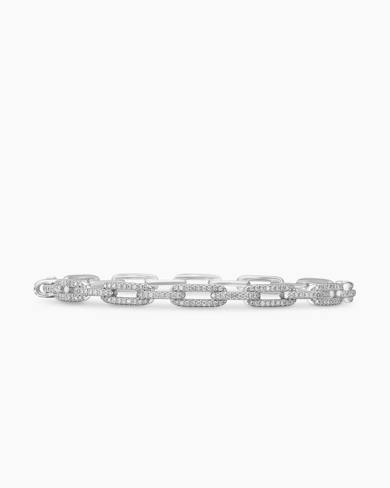 Stax Chain Link Bracelet 18K Gold with Diamonds