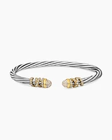 Helena Bracelet with 18K Yellow Gold and Diamonds, 4mm