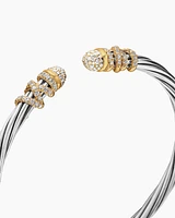 Helena Bracelet with 18K Yellow Gold and Diamonds, 4mm