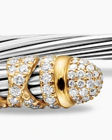 Helena Bracelet with 18K Yellow Gold and Diamonds, 4mm