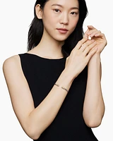 Helena Bracelet with 18K Yellow Gold and Diamonds, 4mm
