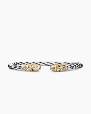 Helena Bracelet with 18K Yellow Gold and Diamonds, 4mm