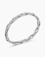 Stax Chain Link Bracelet in 18K Gold with Diamonds