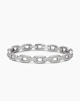 Stax Chain Link Bracelet in 18K Gold with Diamonds