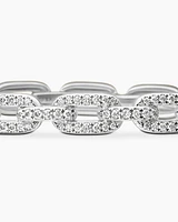 Stax Chain Link Bracelet in 18K Gold with Diamonds