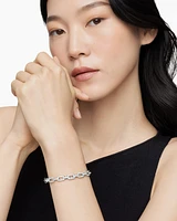 Stax Chain Link Bracelet in 18K Gold with Diamonds