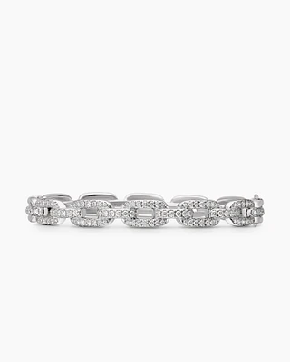 Stax Chain Link Bracelet in 18K Gold with Diamonds