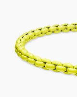 DY Bael Aire Colour Box Chain Bracelet in Yellow Acrylic with 14K Yellow Gold Accent, 4mm