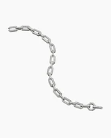 Pavé Chain Bracelet in 18K Gold with Diamonds