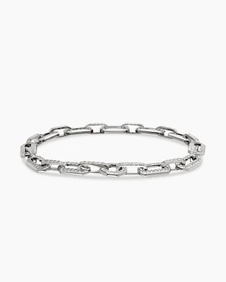 Pavé Chain Bracelet in 18K Gold with Diamonds
