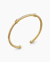 Petite Helena Two Station Wrap Bracelet 18K Yellow Gold with Diamonds