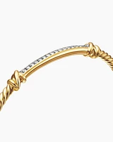 Petite Helena Two Station Wrap Bracelet 18K Yellow Gold with Diamonds