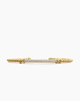 Petite Helena Two Station Wrap Bracelet 18K Yellow Gold with Diamonds