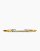 Petite Helena Two Station Wrap Bracelet 18K Yellow Gold with Diamonds