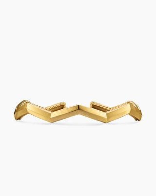 Zig Zag Stax™ Cuff Bracelet in 18K Yellow Gold, 5mm
