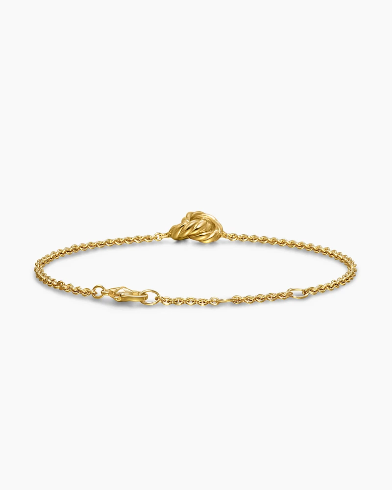 Sculpted Cable Chain Bracelet in 18K Yellow Gold, 8mm
