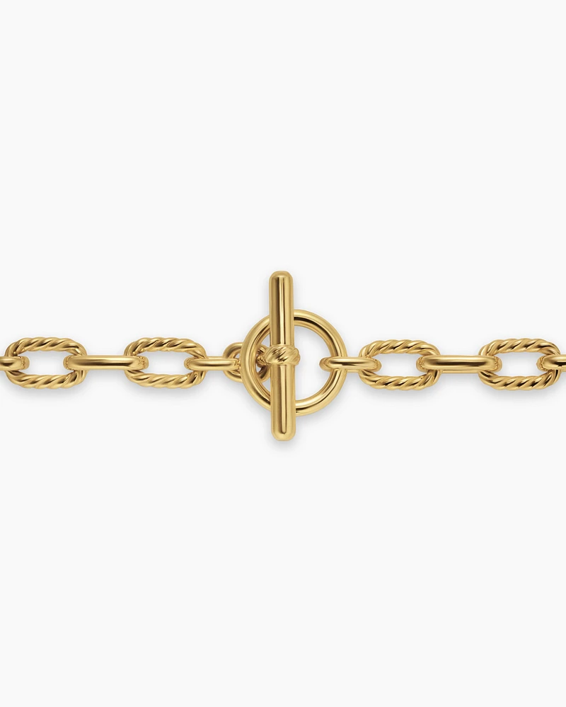 DY Madison® Toggle Chain Bracelet 18K Yellow Gold