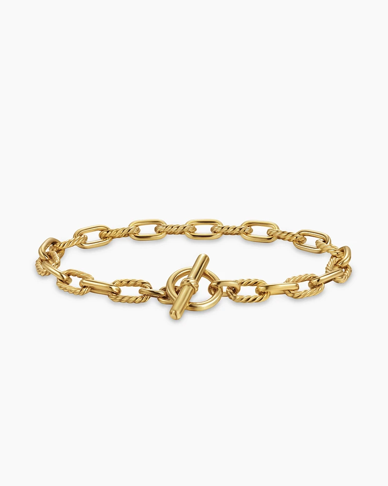 DY Madison® Toggle Chain Bracelet 18K Yellow Gold