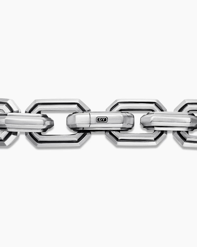Deco Link Bracelet Sterling Silver, 11mm