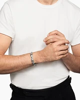 Deco Link Bracelet Sterling Silver, 11mm