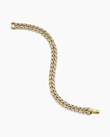 Stax Chain Bracelet in 18K Yellow Gold with Diamonds, 5mm