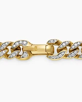 Stax Chain Bracelet in 18K Yellow Gold with Diamonds, 5mm