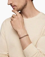 Stax Chain Link Bracelet 18K Rose Gold with Diamonds, 4mm