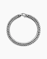 Chevron Bead Bracelet Sterling Silver