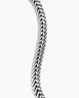 Chevron Bead Bracelet Sterling Silver