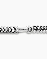 Chevron Bead Bracelet Sterling Silver