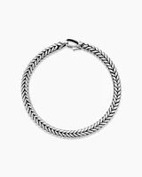 Chevron Bead Bracelet Sterling Silver